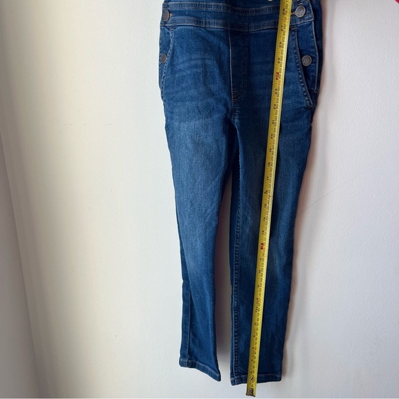 Crewcuts J.Crew girls denim overalls with pockets size 7 - Picture 9 of 11